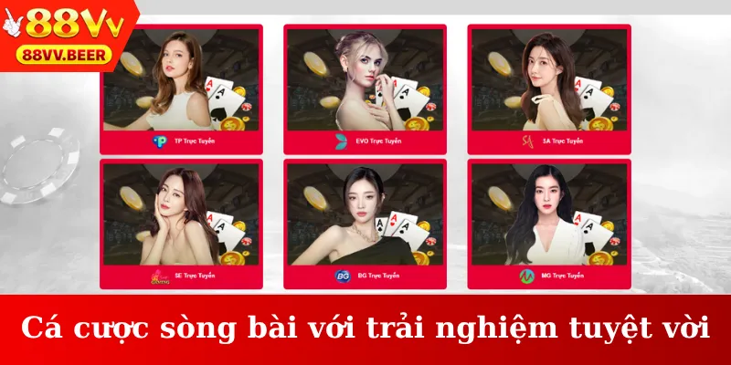 Cá cược sòng bài với trải nghiệm tuyệt vời