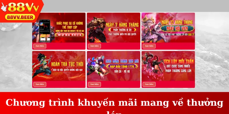 Chương trình khuyến mãi mang về thưởng lớn